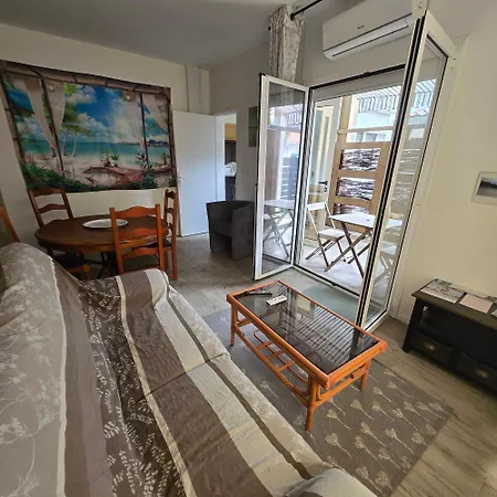 公寓 T2 Climatise Independant Avec Terrasse Centre A 3 Minutes Des Plages Et Des Rue Pietones